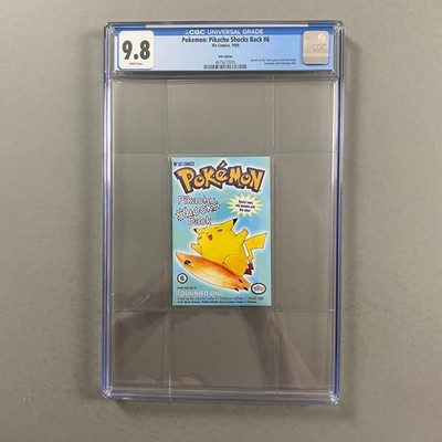 POKEMON PIKACHU SHOCKS BACK 6 CGC 9.8 VHS EDITION RARE (1999, VIZ COMICS)