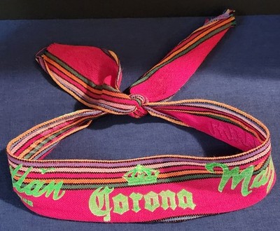 Corona Extra Mazatlan Beach Club Headwrap Bandana Pink Collectible Partywear