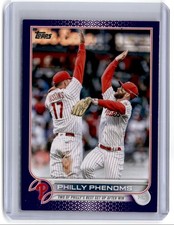 2022 Topps Purple Bryce Harper Rhys Hoskins Philly Phenoms #US112