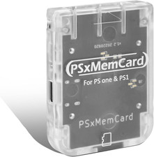 PS1 Memory Card with 512MB Micro SD Card, High Speed Game Memory Card for PS1 