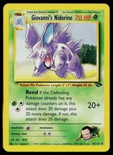 Pokemon Card Gym Challenge Giovanni's Nidorino 45/132 Unlimited Uncommon on eBay