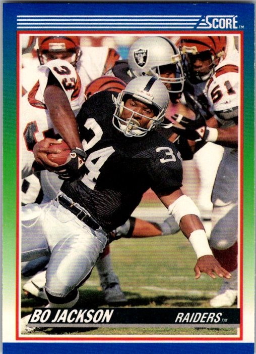 1990 Score 100 Hottest #1 Bo Jackson