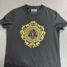 Versace Jeans Couture Women’s Black T-Shirt Dress Size XL