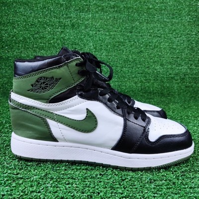 Nike Shoes Men 6.5 Green Air Jordan 1 Retro High OG Pine Green 555088-135 Lther