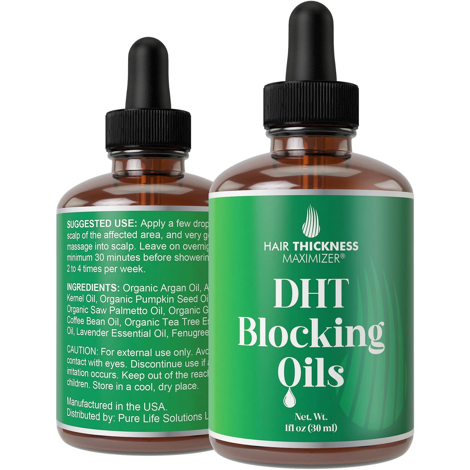 DHT Blocker for , Men – Strengthens & Hydrates Thinning, Dry Hair for a Healt...
