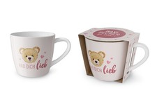 Kaffeetasse Tee Kaffee Tasse Maxi-Becher 0,4l Geschenk la vida Teddy 9103891