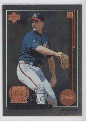 1999 Upper Deck 10th Anniversary Team Double 3412/4000 Tom Glavine #X21 HOF g2x
