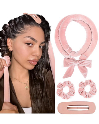 Heatless Hair Curler, No Heat Hair Curlers to Sleep in | Super Soft Ribbon Wrap