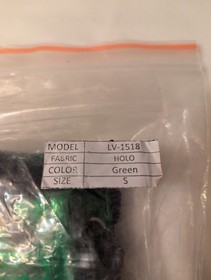 Lavish By Daisy Corsets Small Green Holo Bustier And Skirt Set NWT