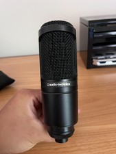 Audio-Technica AT2020 XLR Condenser Microphone Tested Clean Condition