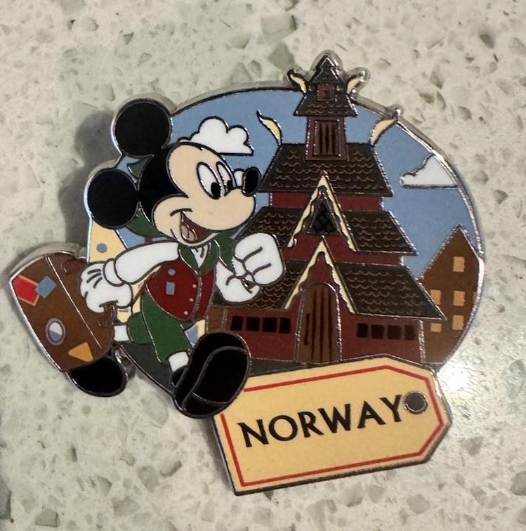Walt Disney World Epcot World Showcase - Norway Mickey Mouse Pin
