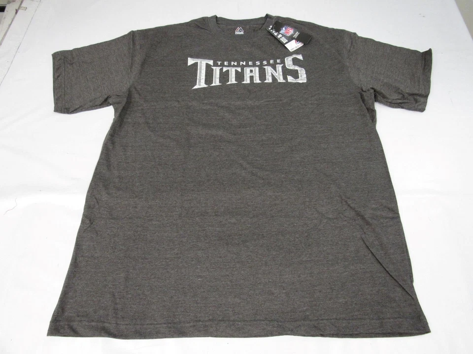 Tennessee Titans Mens Big & Tall Sizes 2XL-3XL-4XL-5XL Majestic Distressed Shirt - Image 4 of 4