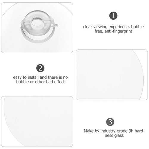 Anti- Film Uhr Gehärtetem Glas Protektoren Smartwatch Glas Protector - 第 10/12 張圖片