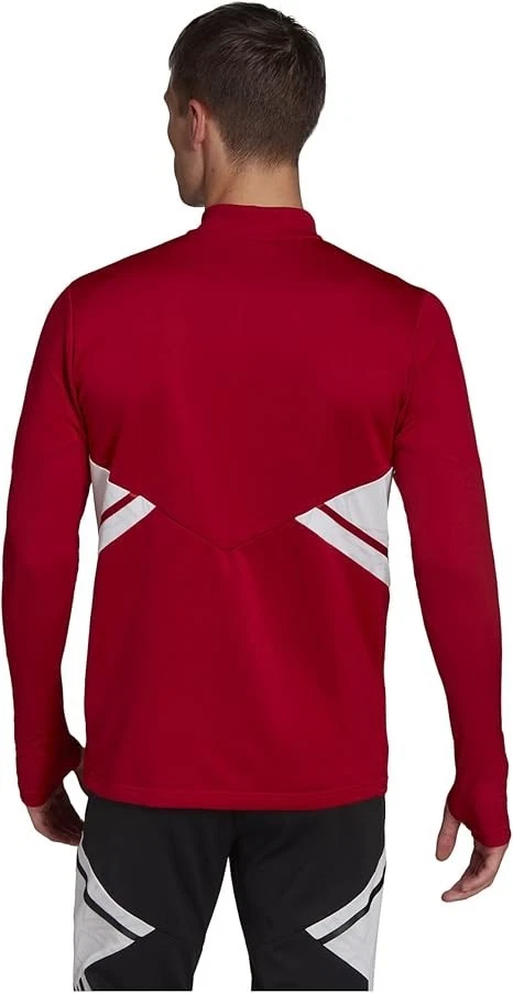 Adidas Sweatshirt Herren Training Top XS Rot 1/4 Zipper Joggingshirt Condivo 22 - Bild 2 von 2