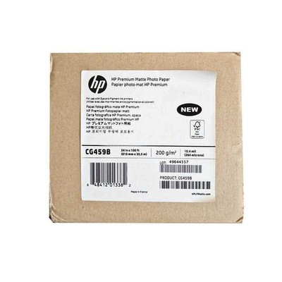 HP Premium Matt Photo Papier CG459B,  24 Zoll, 200g /m² 30,5 m, 1 Rolle