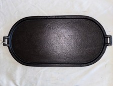 RESTORED Fresa Cast  Iron Comal Budare Griddle Hecho En Mexico SEASONED