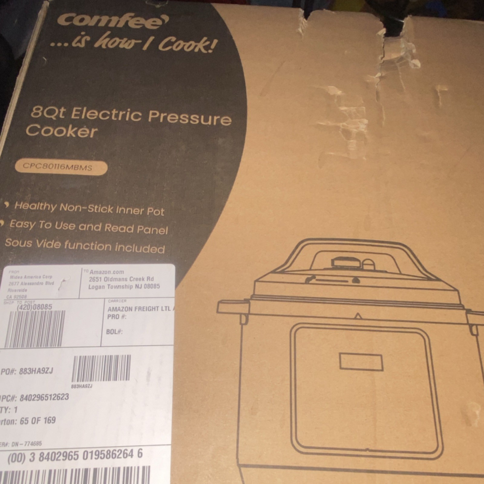 8qt Non-stick Inner Pot Cpc80116mbms