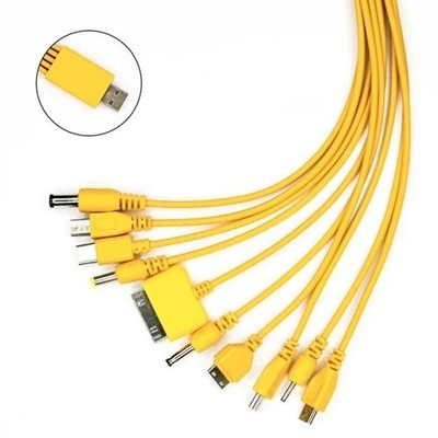 10 In 1 Multi-Function USB Cable Universal Phone Charging Cable Multi-head Charg