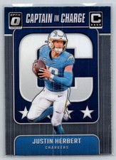 2024 Donruss Optic #7 Justin Herbert Captain In Charge