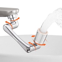 Wasserhahn Aufsatz Drehbarer VerläNgerung Schwenkbar 1440° Messing 20/22/24Mm