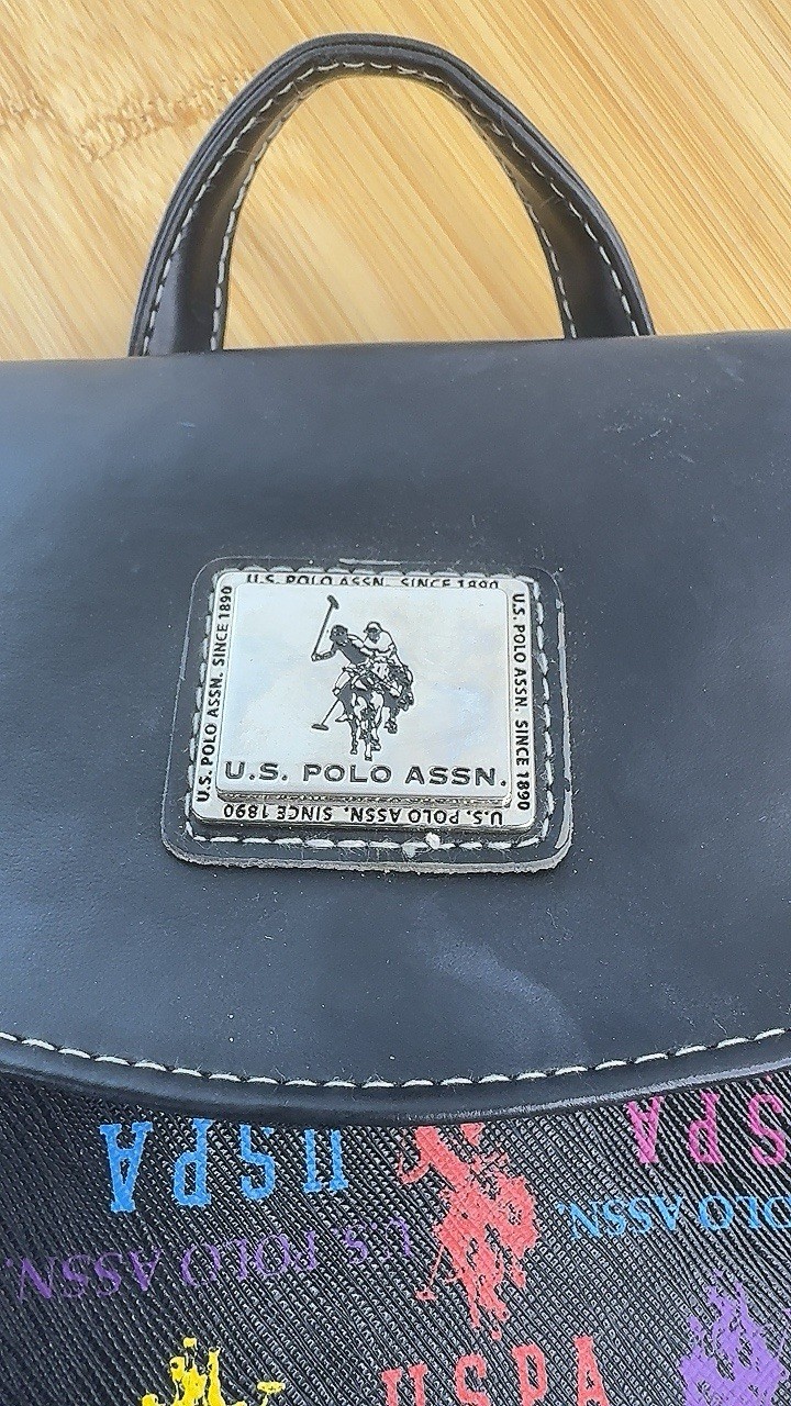 U.S. POLO ASSN Backpack Purse Black Pink Green blue Yellow Red image 2