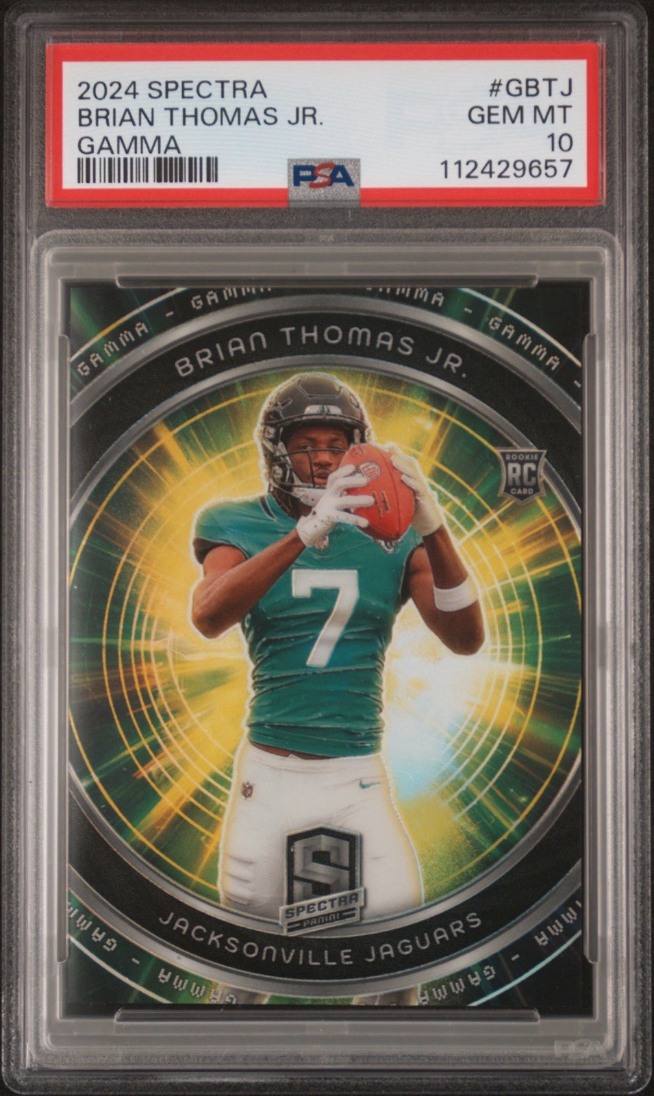 Brian Thomas Panini Spectra Gamma #GBTJ Base