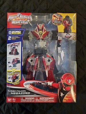Power Rangers Super Megaforce Turbo Falcon Megazord Zord CIB Saban Bandai
