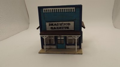 H.O. Scale Newspaper Building or Other Retail Store Laser Cut Kit #92