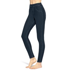 Hue Women's High Rise Denim Legging Midnight Blue Small