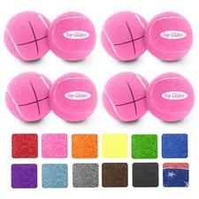 Precut Walker Tennis Ball Glides - Pink - 4 Pairs