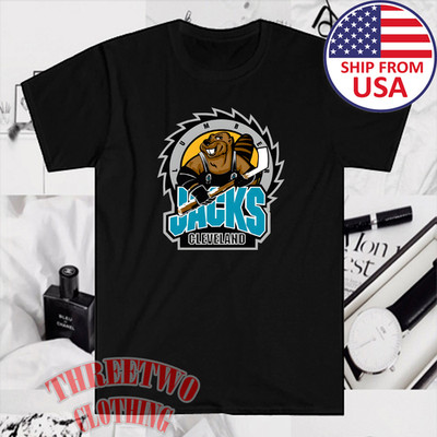 Cleveland Lumberjacks International Hockey League Team Men's Black Size S to 5XL