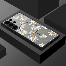 MagSafe Case For Samsung S25 S24 S23 S22 S21 Ultra S20FE Acrylic Hard Slim Cover