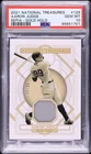 Aaron Judge 2021 Panini National Treasures Sepia Gold Holo Patch /25 PSA 10