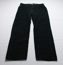 Levi's Men's 505 Regular Straight Fit Corduroy Pants EJ3 Black Size W36 X L30