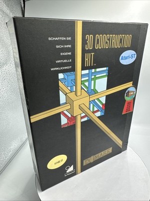 Atari ST, 3D Construction Kit, Domark, Komplett In OVP Inkl VHS