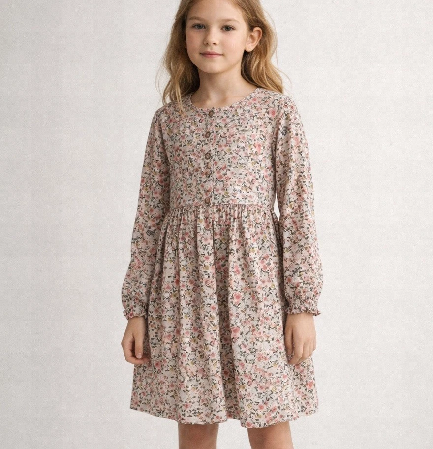 chinese dress ladies Carters Long Sleeve Mini Dress | Black | Womens main image 0