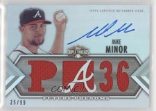 2012 Topps Triple Threads Future Phenoms Relics 25/99 Mike Minor #115 Auto k5i