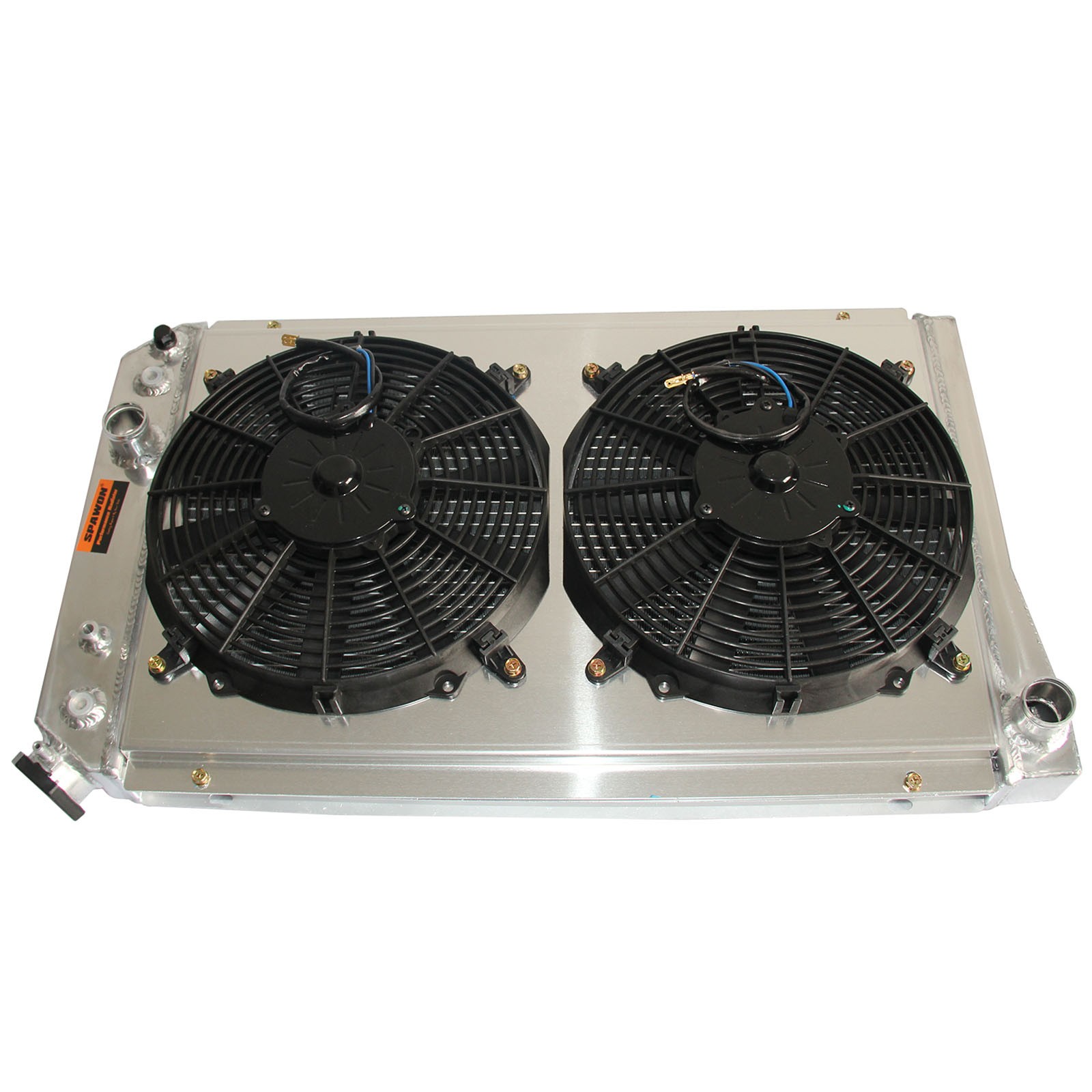 Fan shroud Radiator For Chevrolet Corvette ZR-1 V8 5.7L 1984-1990 3Row AT SPAWON