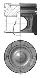 KOLBENSCHMIDT 40910610 Piston for GÜLYÜZ,LIAZ BUS,MAN,MARBUS,NEOPLAN,OPTARE,OT