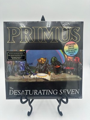 Primus The Desaturating Seven LP Sealed Midnight Rainbow Splatter Vinyl Ltd