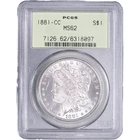 1881-CC $1 Morgan Silver Dollar - Carson City ~ PCGS MS62 - OGH