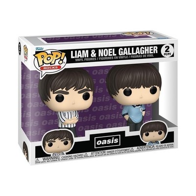 Funko Pop! Rocks Oasis Liam & Noel Gallagher 2-Pack Collectible Vinyl Set