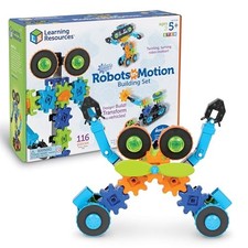 LEARNING RESOURCES GEARS! GEARS! GEARS! ROBOTS IN MOTION ENGINEERING TOY