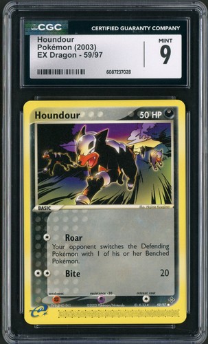 Houndour graded CGC 9 for sale on eBay