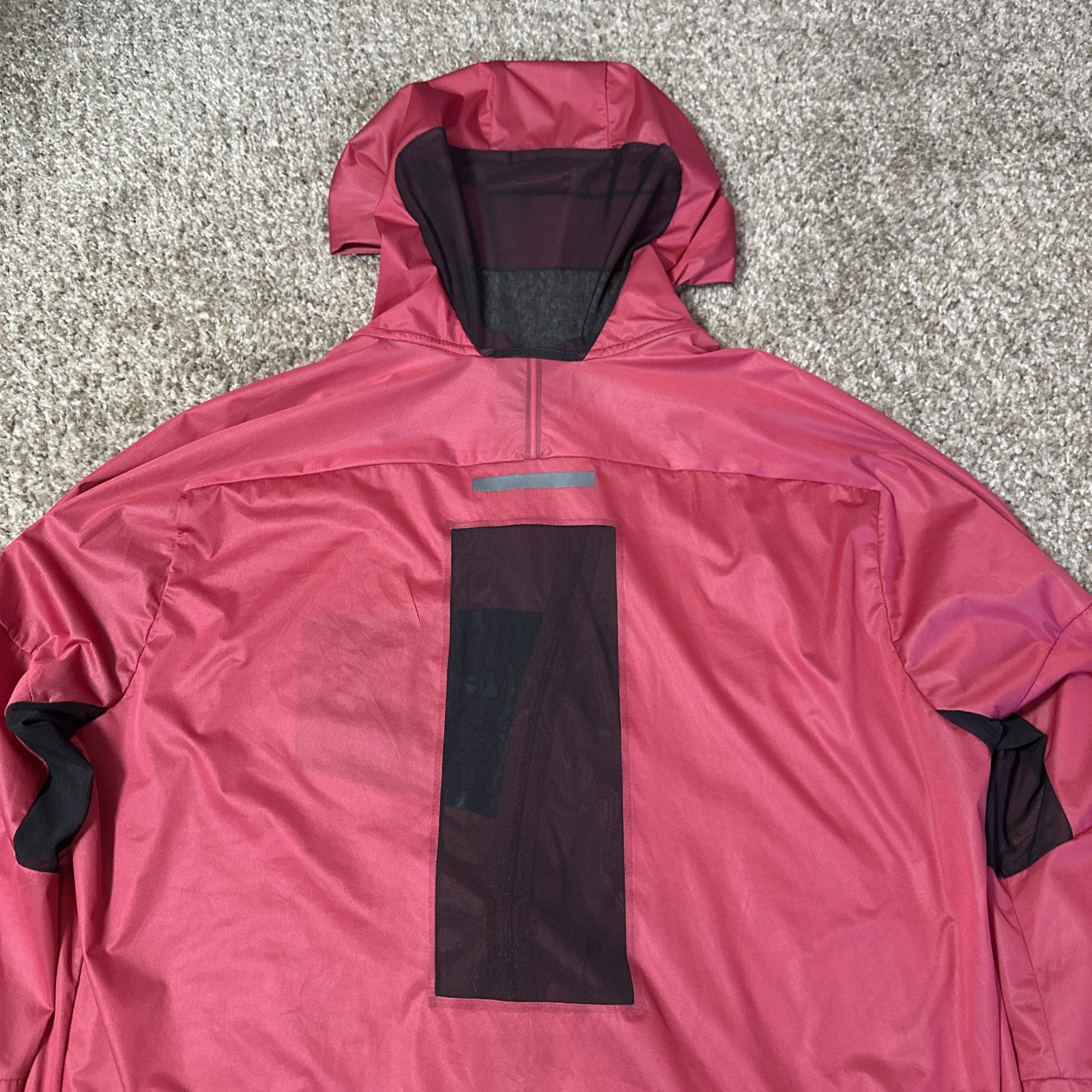 Nike Tech Pack Layer Running Jacket Red Black CT2… - image 12