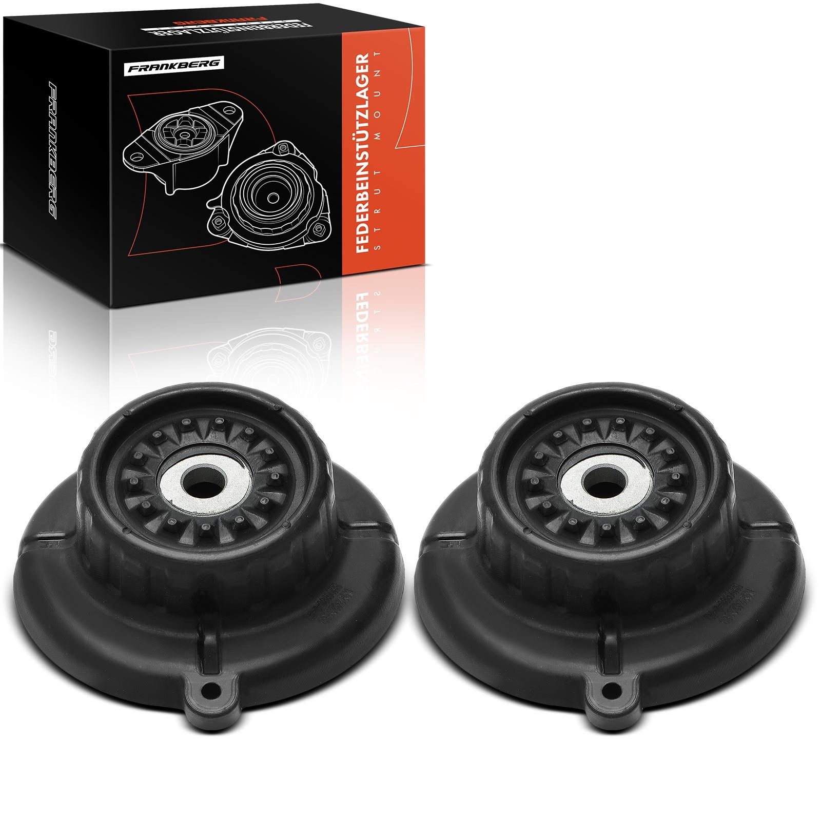 FRANKBERG 2x Front Top Strut Mountings for Lancia Delta Fiat Bravo II Stilo 192