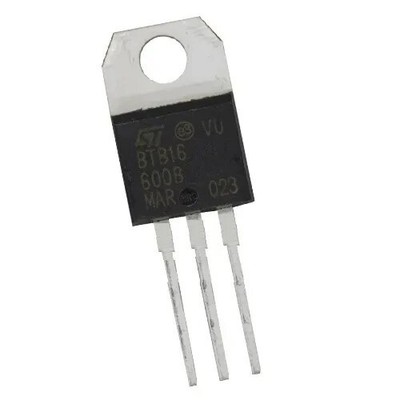 5PCS BTB16-600B BTB16-600 ST TO-220 Triac 600V 16A NEW YL *tm