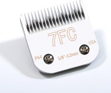 Steel Detachable Pet Clipper Blade 7F 3.2mm 1/8'' patible with