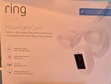 Ring Floodlight Cam Motion-Activated Outdoor Security Camera 1080p, Model 8SF1P7