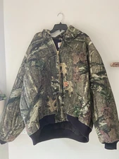 Vintage Carhartt Jacket Mens 3XL Realtree Camouflage Hooded Coat